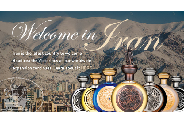 Boadicea Perfume Welcome in Iran