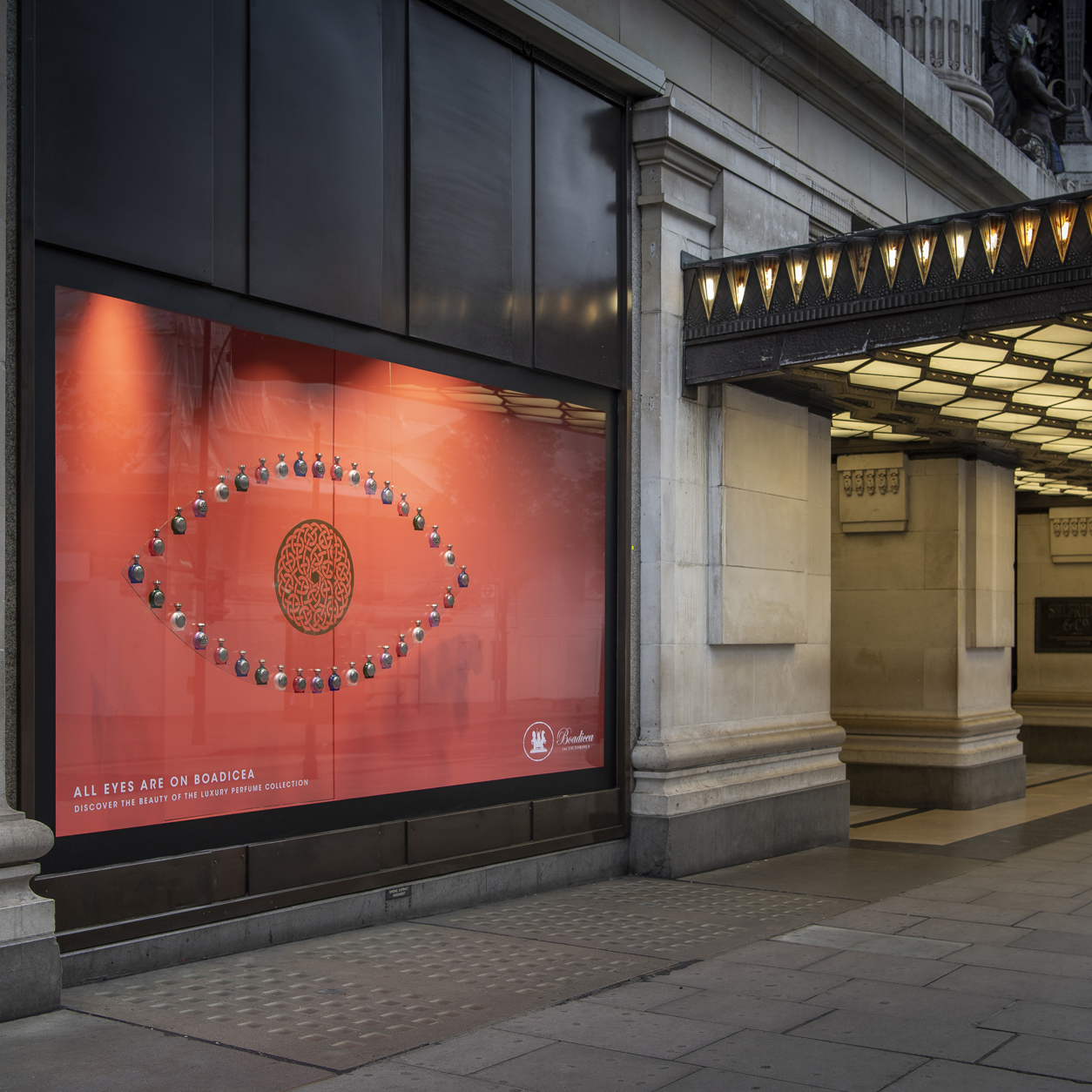All eyes are on Boadicea the Victorious as Selfridges London unveils new window display